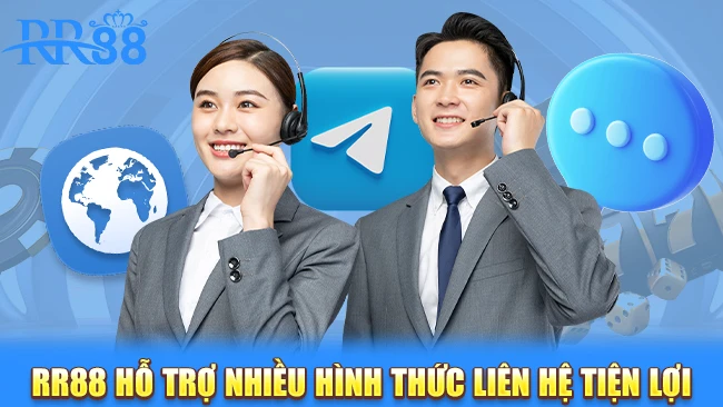 RR88 hỗ trợ nhiều hình thức liên hệ tiện lợi